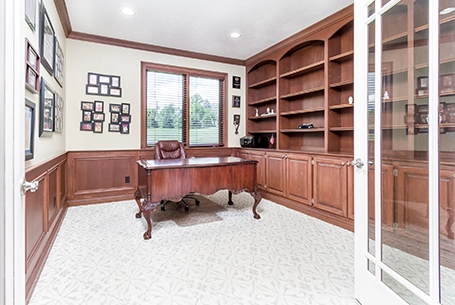 46 Real Estate Photography, Indiana - home office.